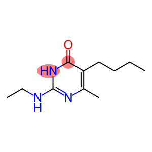 2-Ethylamino-4-methyl-5-n-butyl-6-hydroxypyrimidine