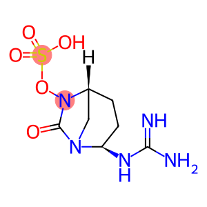 (1R,2S,5R)-2-guanidino-7-oxo-1,6-diazabicyclo[3.2.1]octan-6-yl hydrogen sulfate