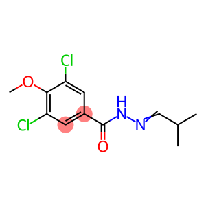 Benzoic acid, 3,5-dichloro-4-methoxy-, 2-(2-methylpropylidene)hydrazide