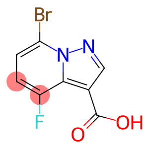 7-溴-4-氟吡唑并[1,5-a]吡啶-3-羧酸