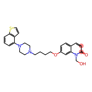 2(1H)-Quinolinone, 7-[4-(4-benzo[b]thien-4-yl-1-piperazinyl)butoxy]-1-(hydroxymethyl)-