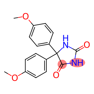 5,5-BIS-(4-METHOXY-PHENYL)-IMIDAZOLIDINE-2,4-DIONE