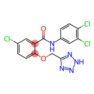 Benzamide, 5-chloro-N-(3,4-dichlorophenyl)-2-(2H-tetrazol-5-ylmethoxy)-