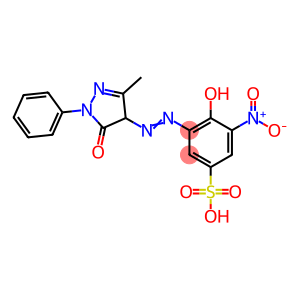 3-[(4,5-dihydro-3-methyl-5-oxo-1-phenyl-1H-pyrazol-4-yl)azo]-4-hydroxy-5-nitrobenzenesulphonic acid