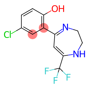 4-CHLORO-2-[7-(TRIFLUOROMETHYL)-2,3-DIHYDRO-1H-1,4-DIAZEPIN-5-YL]PHENOL