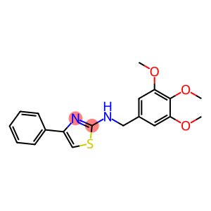 4-Phenyl-2-[(3,4,5-trimethoxybenzyl)amino]thiazole