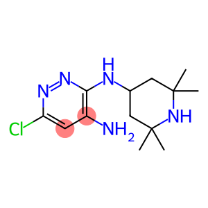 3,4-Pyridazinediamine, 6-chloro-N3-(2,2,6,6-tetramethyl-4-piperidinyl)-