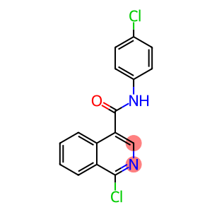 1-CHLORO-N-(4-CHLOROPHENYL)-4-ISOQUINOLINECARBOXAMIDE