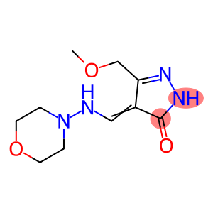 5-(METHOXYMETHYL)-4-[(MORPHOLINOAMINO)METHYLENE]-2,4-DIHYDRO-3H-PYRAZOL-3-ONE