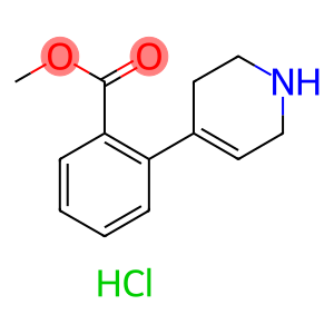 Benzoic acid, 2-(1,2,3,6-tetrahydro-4-pyridinyl)-, methyl ester, hydrochloride (…