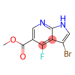 methyl 3-bromo-4-fluoro-1H-pyrrolo[2,3-b]pyridine-5-carboxylate