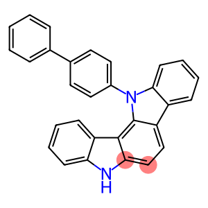 12-([1,1′-联苯]-4-基)-5,12-二氢-吲哚并[3,2-A]咔唑