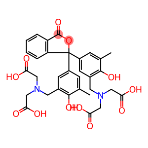 2-[[5-[1-[3-[[bis(carboxymethyl)amino]methyl]-4-hydroxy-5-methylphenyl]-3-oxo-2-benzofuran-1-yl]-2-hydroxy-3-methylphenyl]methyl-(carboxymethyl)amino]acetic acid