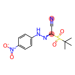 Acetonitrile, 2-[(1,1-dimethylethyl)sulfonyl]-2-[2-(4-nitrophenyl)hydrazinylidene]-