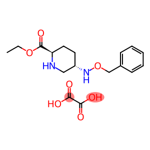 2-Piperidinecarboxylic acid, 5-[(phenylmethoxy)amino]-, ethyl ester, ethanedioate (1:1), (2R,5S)-