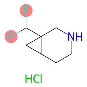 3-Azabicyclo[4.1.0]heptane, 1-(difluoromethyl)-, hydrochloride (1:1)