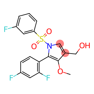 1H-Pyrrole-3-methanol, 5-(2,4-difluorophenyl)-1-[(3-fluorophenyl)sulfonyl]-4-methoxy-