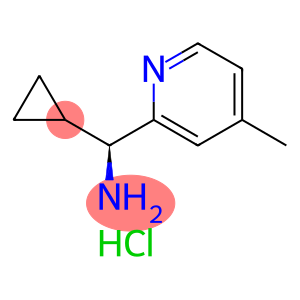 (S)-cyclopropyl(4-methylpyridin-2-yl)methanamine hydrochloride