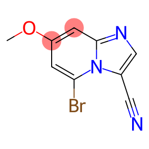 Imidazo[1,2-a]pyridine-3-carbonitrile, 5-bromo-7-methoxy-