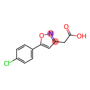 2-[5-(4-chlorophenyl)-1,2-oxazol-3-yl]acetic acid