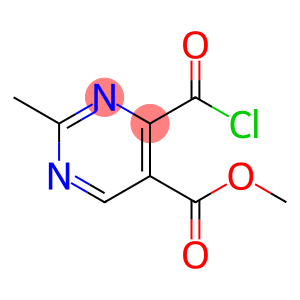 5-Pyrimidinecarboxylic acid, 4-(chlorocarbonyl)-2-methyl-, methyl ester (9CI)