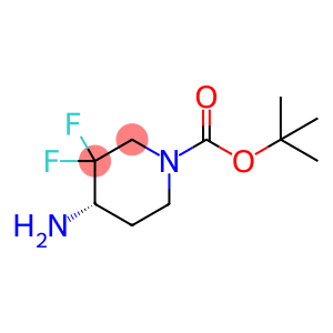 1-Piperidinecarboxylic acid, 4-amino-3,3-difluoro-,1,1-dimethylethyl ester, (4S)-