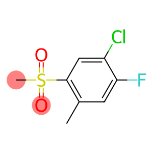 1-Chloro-2-fluoro-4-methyl-5-(methylsulfonyl)benzene