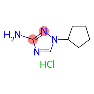 1H-1,2,4-Triazol-3-amine, 1-cyclopentyl-, hydrochloride (1:1)