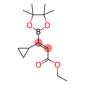 (Z)-3-环丙基-3-(4,4,5,5-四甲基-1,3,2-二氧硼杂环戊烷-2-基)丙烯酸乙酯