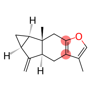 Cycloprop[2,3]indeno[5,6-b]furan, 4,4a,5,5a,6,6a,6b,7-octahydro-3,6b-dimethyl-5-methylene-, (4aS,5aS,6aR,6bS)-