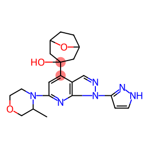 (3-内)-3-[6-[(3R)-3-甲基-4-吗啉基]-1-(1H-吡唑-3-基)-1H-吡唑并[3,4-B]吡啶-4-基]-8-氧杂双环[3.2.1]辛-3-醇