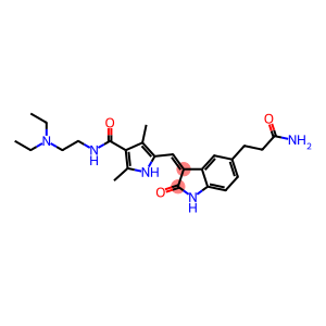 1H-Indole-5-propanamide, 3-[[4-[[[2-(diethylamino)ethyl]amino]carbonyl]-3,5-dimethyl-1H-pyrrol-2-yl]methylene]-2,3-dihydro-2-oxo-, (3Z)-