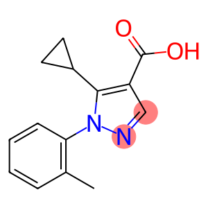 5-Cyclopropyl-1-(2-methylphenyl)-1H-pyrazole-4-carboxylic acid