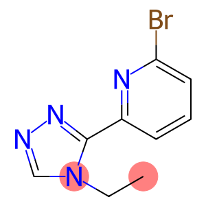 2-bromo-6-(4-ethyl-4H-1,2,4-triazol-3-yl)pyridine