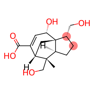 [3R,(+)]-2,3,4,7,8,8aβ-Hexahydro-4β-hydroxy-3,8β-bis(hydroxymethyl)-8-methyl-1H-3aα,7α-methanoazulene-6-carboxylic acid