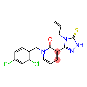 3-(4-ALLYL-5-SULFANYL-4H-1,2,4-TRIAZOL-3-YL)-1-(2,4-DICHLOROBENZYL)-2(1H)-PYRIDINONE