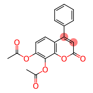 (8-acetyloxy-2-oxo-4-phenylchromen-7-yl) acetate