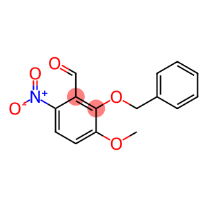 Benzaldehyde, 3-methoxy-6-nitro-2-(phenylmethoxy)-