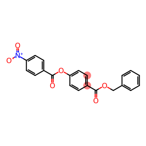 Benzoic acid, 4-[(4-nitrobenzoyl)oxy]-, phenylmethyl ester