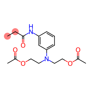 Propanamide, N-(3-(bis(2-(acetyloxy)ethyl)amino)phenyl)-