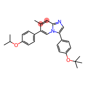 Imidazo[1,2-a]pyridine, 3-[4-(1,1-dimethylethoxy)phenyl]-7-methyl-6-[4-(1-methylethoxy)phenyl]-