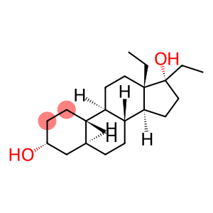 18,19-Dinorpregnane-3,17-diol, 13-ethyl-, (3α,5α,17α)-(±)- (9CI)