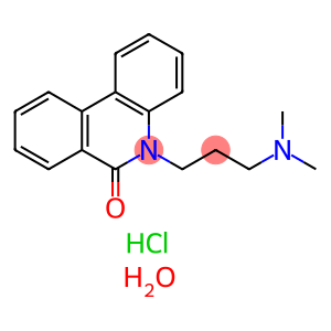 6(5H)-Phenanthridinone, 5-[3-(dimethylamino)propyl]-, hydrochloride, hydrate (1:1:1)