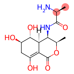 (S)-2-Amino-N-[(3R,4R,4aR,5R,6R)-3,4,4a,5,6,7-hexahydro-5,6,8-trihydroxy-3-methyl-1-oxo-1H-2-benzopyran-4-yl]propanamide