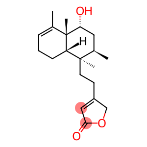 4-[2-[(1R)-1,2,3,4,4a,7,8,8aα-Octahydro-4β-hydroxy-1,2α,4aα,5-tetramethylnaphthalen-1α-yl]ethyl]furan-2(5H)-one