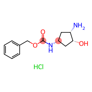 benzyl ((1R,3S,4R)-3-amino-4-hydroxycyclopentyl)carbamate