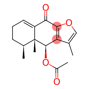 (4S)-4β-Acetoxy-4a,5,6,7-tetrahydro-3,4aβ,5β-trimethylnaphtho[2,3-b]furan-9(4H)-one