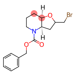 (3aS*,7aS*)-Benzyl 2-(bromomethyl)hexahydrofuro[3,2-b]pyridine -4(2H)-carboxylate