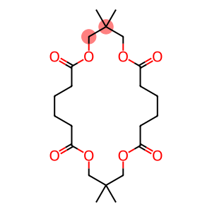 1,5,12,16-Tetraoxacyclodocosane-6,11,17,22-tetrone, 3,3,14,14-tetramethyl-
