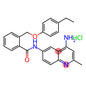 Benzamide,N-(4-amino-2-methyl-6-quinolinyl)-2-[(4-ethylphenoxy)methyl]-, hydrochloride